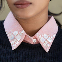 Pink Collar Dickie